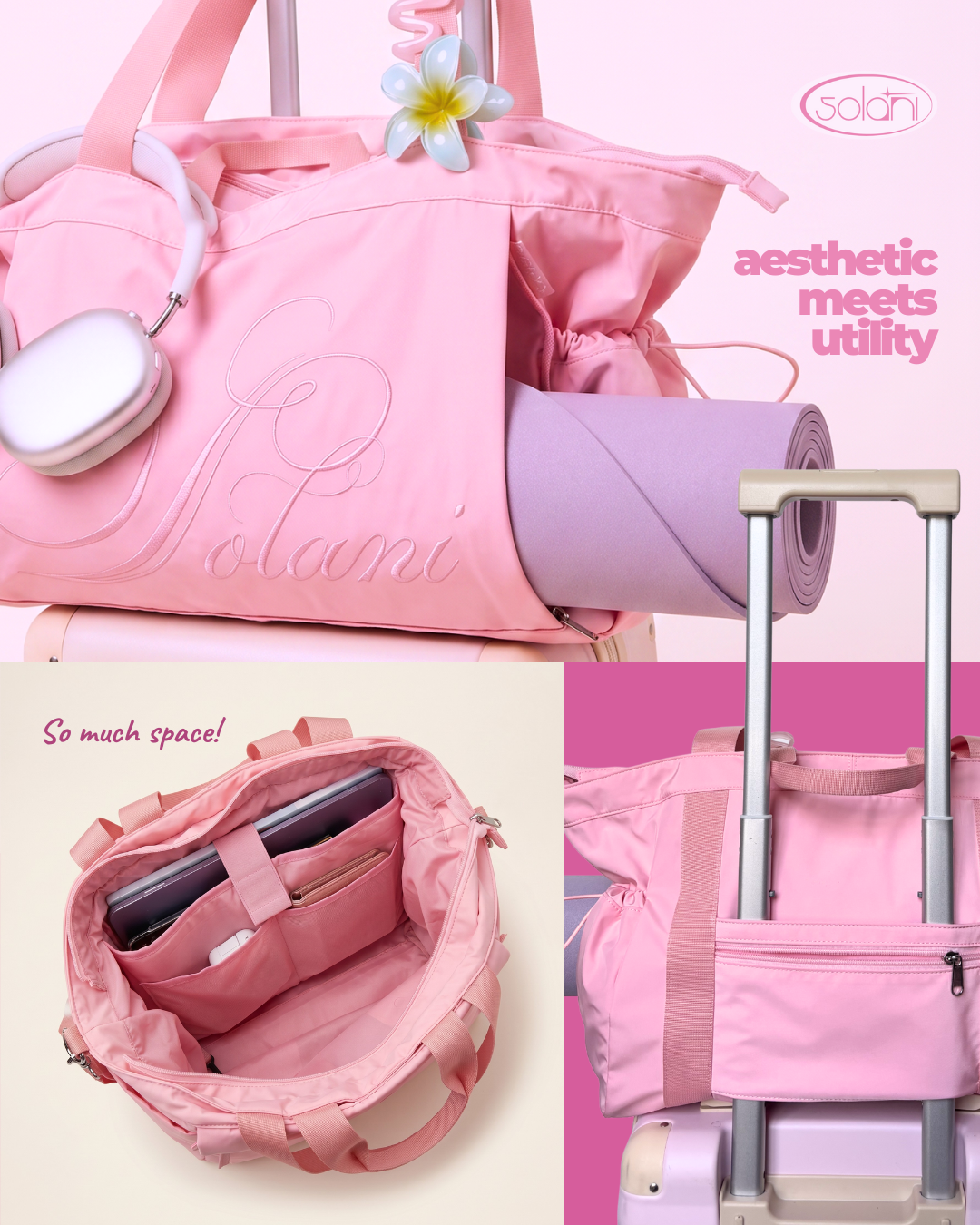 *Preorder* Pink 'Everywhere' Tote Bag