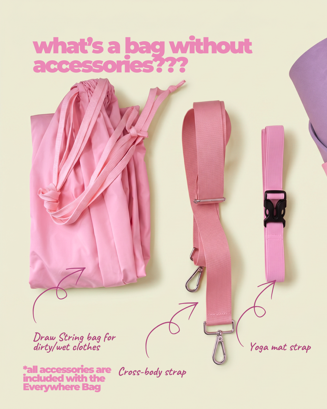 *Preorder* Pink 'Everywhere' Tote Bag