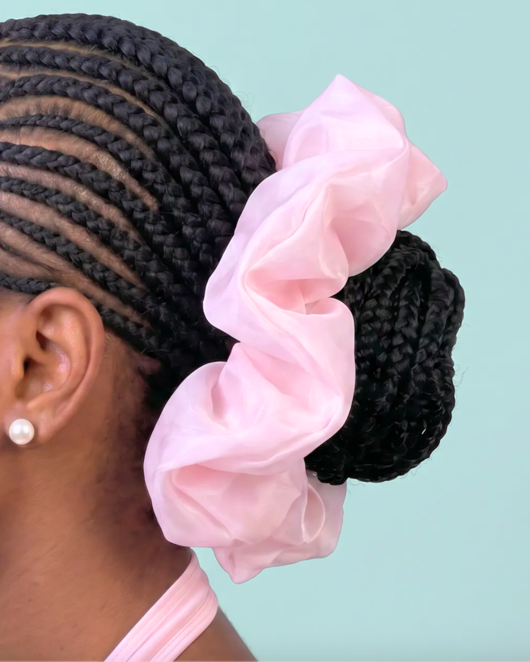 Sweet Pink Jumbo Scrunchie