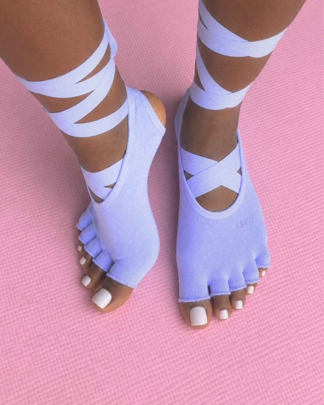 Lavender Sweet Grip Toe Socks